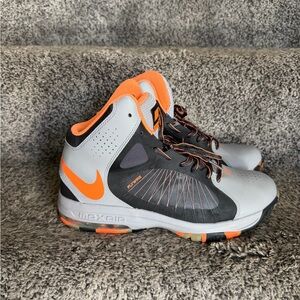Nike High-Top Sneakers - Orange and Black Max Air